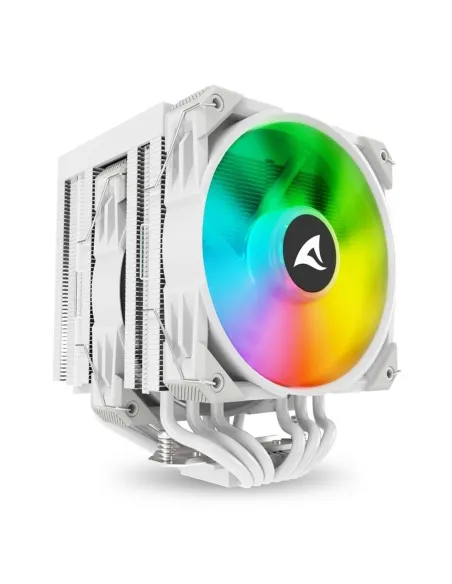 Ventilador cpu sharkoon a60 rgb 120mm blanco