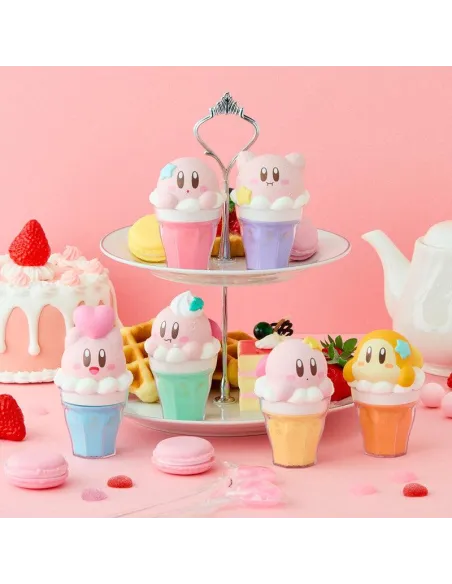 Kirby friends -  chara latte float case 1 unidad aleatoria