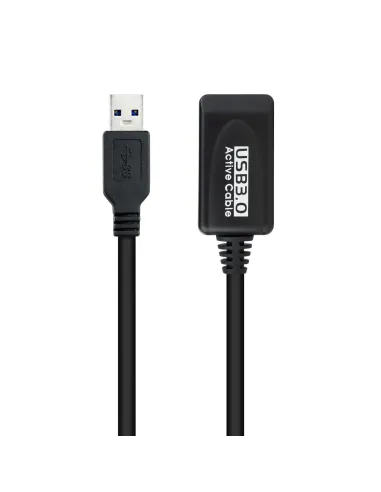 Nanocable Cable USB 3.0 prolongador con amplificador, tipo A M-A H, 5m