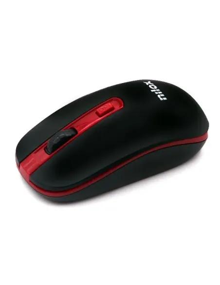 Nilox MOUSE WIRELESS BLACK RED 1600 DPI