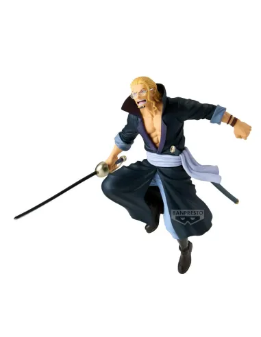 Figura banpresto one piece battle record collection silvers rayleigh 16cm