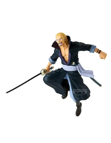 Figura banpresto one piece battle record collection silvers rayleigh 16cm