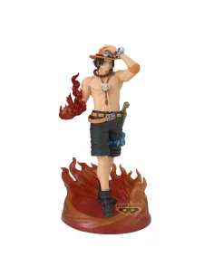 Figura banpresto one piece the shukko logia portgas d.ace special edition
