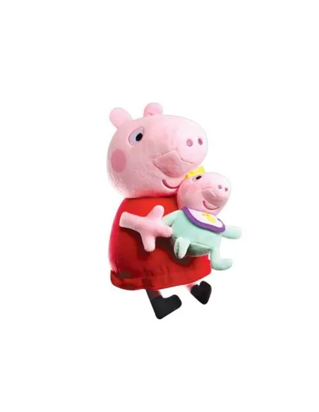 Peluche peppa pig con bebe