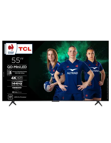 TCL C6K 55C6K Televisor 139,7 cm (55") 4K Ultra HD Smart TV Wifi Metálico