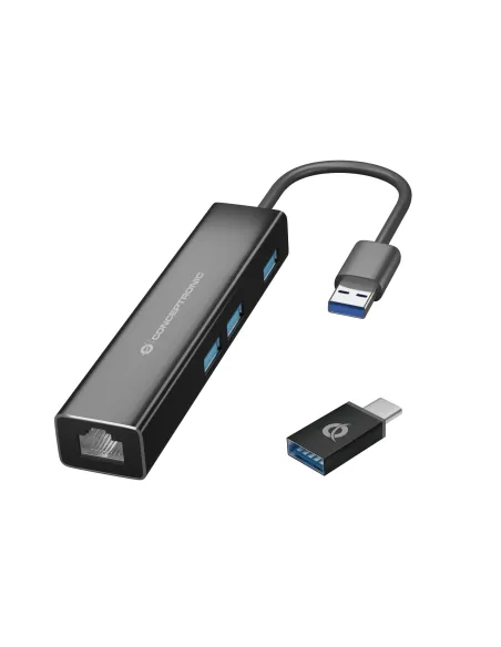 Conceptronic DONN07BA USB 3.2 Gen 1 (3.1 Gen 1) Type-A Negro
