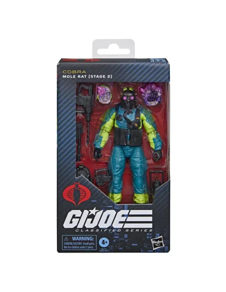 Figura hasbro g.i. joe classified series mole rat (stage 2)