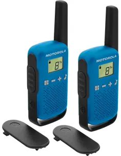 Motorola TALKABOUT T42 two-way radios 16 canales Negro, Azul
