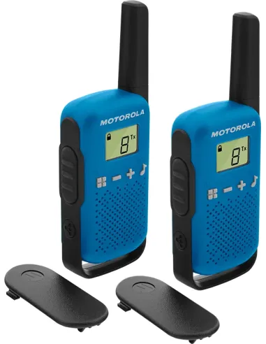 Motorola TALKABOUT T42 two-way radios 16 canales Negro, Azul