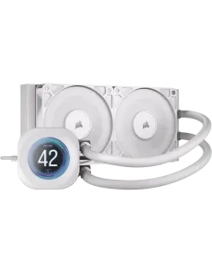 Corsair Nautilus 240 RS LCD Procesador Sistema de refrigeración líquida todo en uno 12 cm Blanco 1 pieza(s)