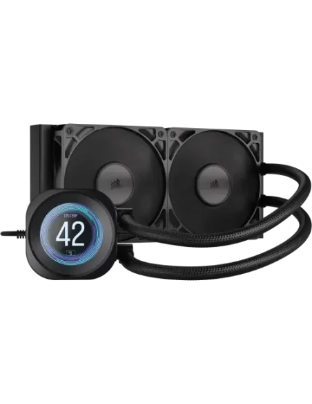 Corsair Nautilus 240 RS LCD Procesador Sistema de refrigeración líquida todo en uno 12 cm Negro 1 pieza(s)