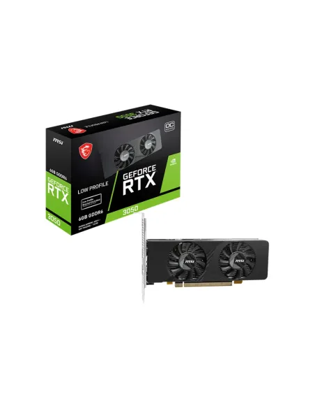 MSI GEFORCE RTX 3050 LP E 6G OC tarjeta gráfica NVIDIA 6 GB GDDR6