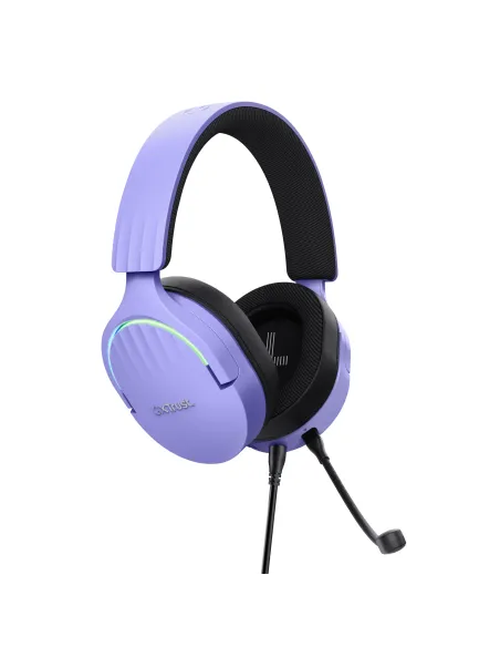 Trust GXT 490P FAYZO Auriculares Alámbrico Diadema Juego USB tipo A Negro, Púrpura