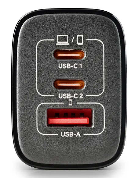 NGS ERA 65W BLACK Universal Negro Corriente alterna Carga rápida Interior