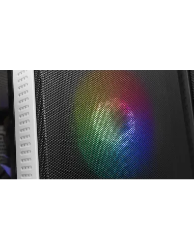 Mars Gaming MCZW, Caja PC Compacta Premium, MicroATX, Panel+Frontal Mesh, Blanco