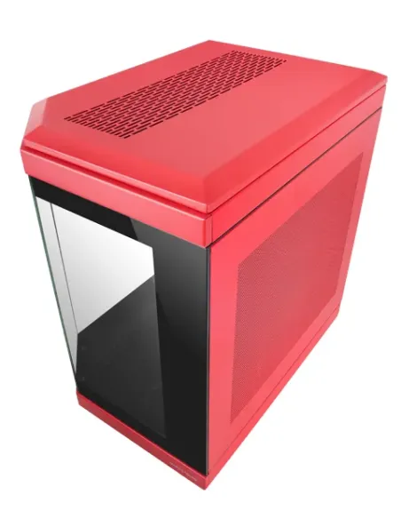 Mars Gaming MC-3T, Caja Gaming Custom ATX, Triple Ventana Cristal Templado Continuo, Soporte Refrigeración Líquida Completo,