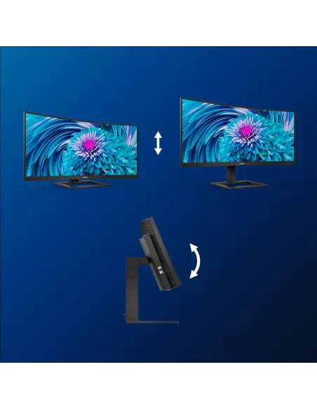 Philips E Line 346E2CUAE 00 pantalla para PC 86,4 cm (34") 3440 x 1440 Pixeles Wide Quad HD+ LCD Negro