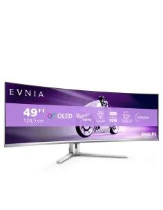 Philips Evnia 8000 49M2C8900L 00 pantalla para PC 124,2 cm (48.9") 5120 x 1440 Pixeles Dual QHD QD-OLED Blanco 2