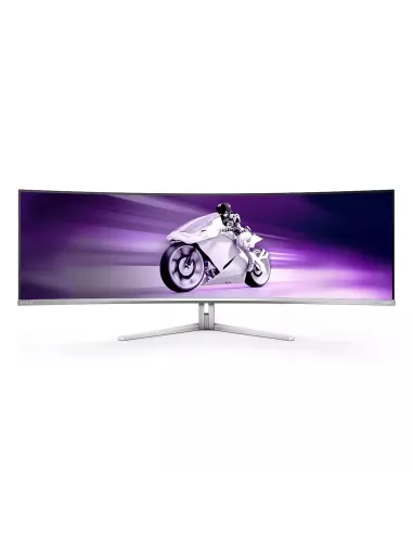 Philips Evnia 8000 49M2C8900L 00 pantalla para PC 124,2 cm (48.9") 5120 x 1440 Pixeles Dual QHD QD-OLED Blanco