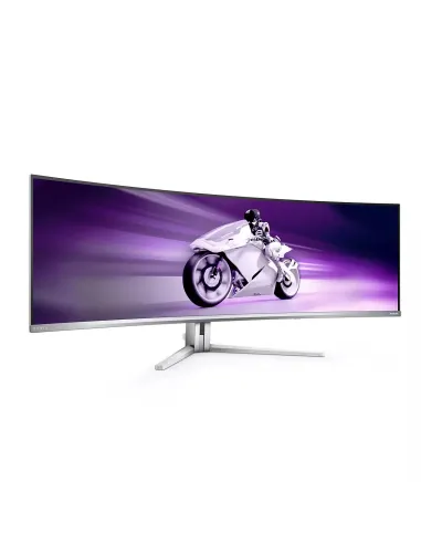 Philips Evnia 8000 49M2C8900L 00 pantalla para PC 124,2 cm (48.9") 5120 x 1440 Pixeles Dual QHD QD-OLED Blanco