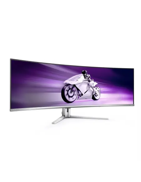 Philips Evnia 8000 49M2C8900L 00 pantalla para PC 124,2 cm (48.9") 5120 x 1440 Pixeles Dual QHD QD-OLED Blanco