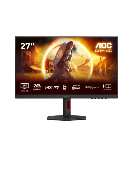 AOC G4 Q27G4ZR pantalla para PC 68,6 cm (27") 2560 x 1440 Pixeles Quad HD LED Negro, Rojo