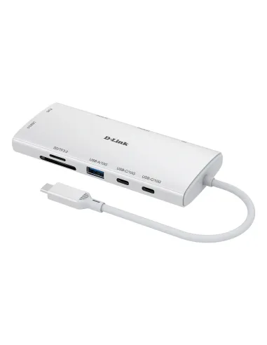 D-Link DUP-A01 hub de interfaz USB 3.2 Gen 1 (3.1 Gen 1) Type-C 10000 Mbit s Blanco