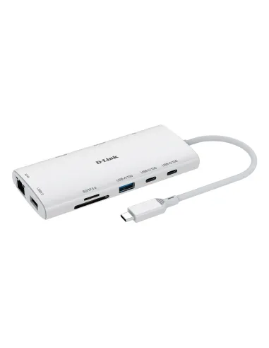 D-Link DUP-A01 hub de interfaz USB 3.2 Gen 1 (3.1 Gen 1) Type-C 10000 Mbit s Blanco