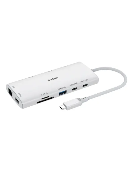 D-Link DUP-A01 hub de interfaz USB 3.2 Gen 1 (3.1 Gen 1) Type-C 10000 Mbit s Blanco