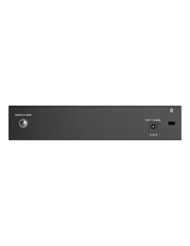 D-Link DMS-108P E switch No administrado 2.5G Ethernet (100 1000 2500) Energía sobre Ethernet (PoE) Negro