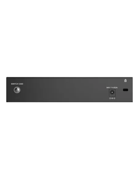 D-Link DMS-108P E switch No administrado 2.5G Ethernet (100 1000 2500) Energía sobre Ethernet (PoE) Negro