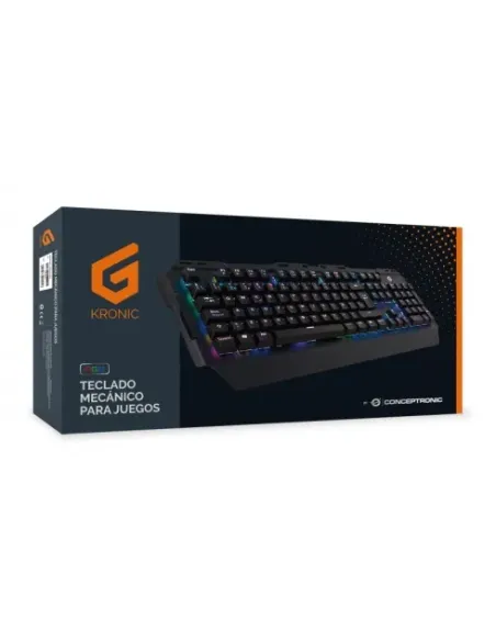 Conceptronic KRONIC teclado Juego USB QWERTY Español Negro