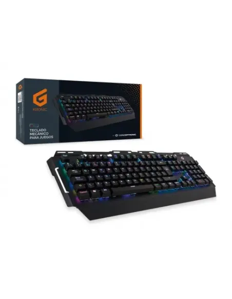 Conceptronic KRONIC teclado Juego USB QWERTY Español Negro