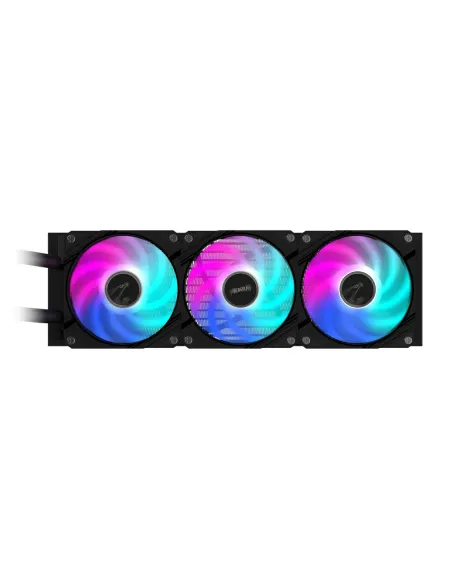 GIGABYTE AORUS WATERFORCE II 360 AIO Refrigerador de CPU líquido - 3x ventiladores ARGB de 120 mm, mecanismo de conexión