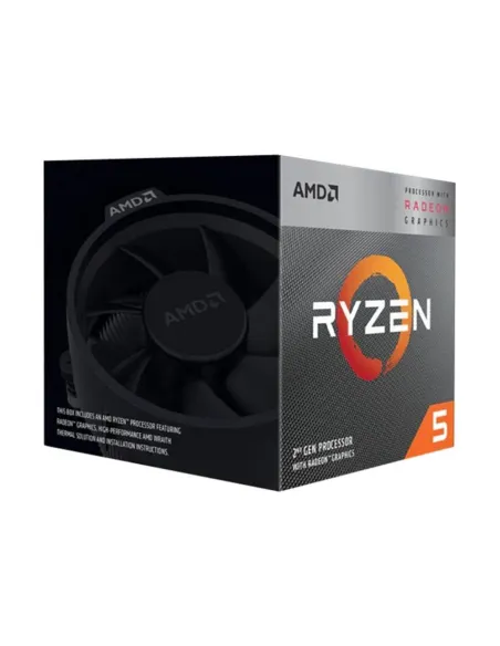 Procesador amd ryzen 5 3400g 4 nucleos 3.7ghz 4mb am4 box