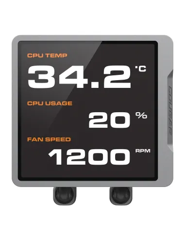 COUGAR Poseidon Vistek Pro ARGB 360 Procesador Sistema de refrigeración líquida todo en uno 12 cm Negro