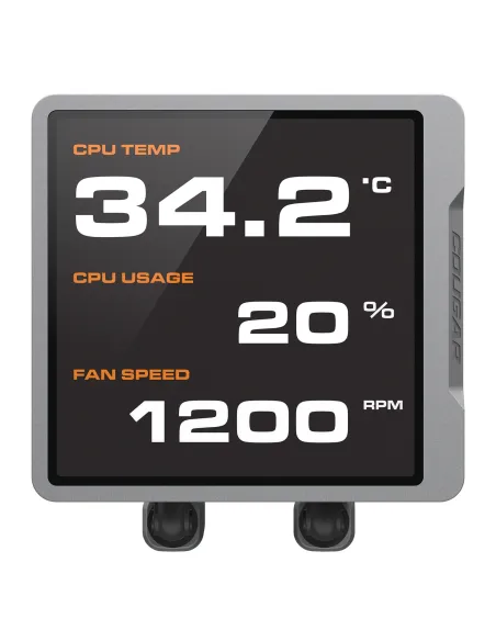 COUGAR Poseidon Vistek Pro ARGB 360 Procesador Sistema de refrigeración líquida todo en uno 12 cm Negro