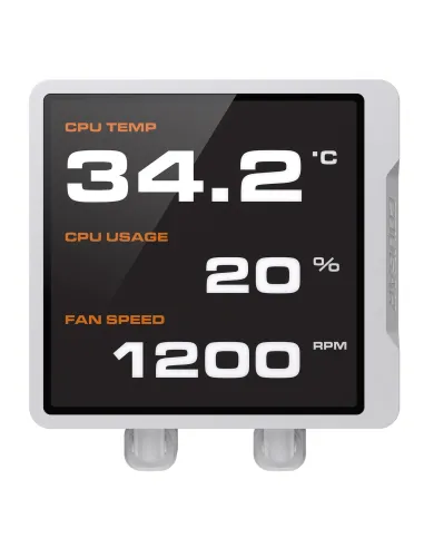 COUGAR Poseidon Vistek Pro ARGB 360 Procesador Sistema de refrigeración líquida todo en uno 12 cm Blanco