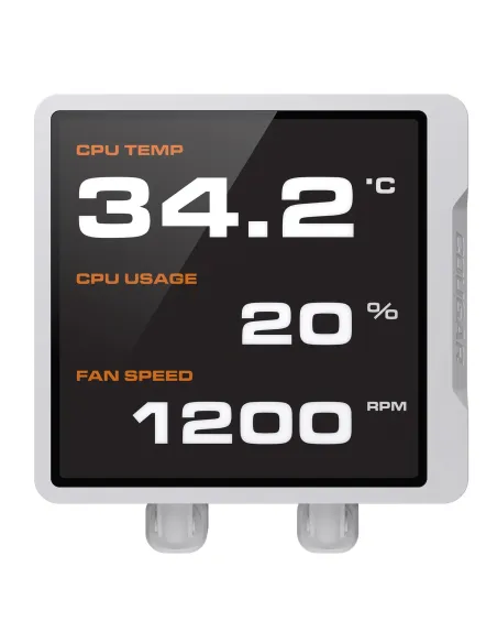 COUGAR Poseidon Vistek Pro ARGB 360 Procesador Sistema de refrigeración líquida todo en uno 12 cm Blanco