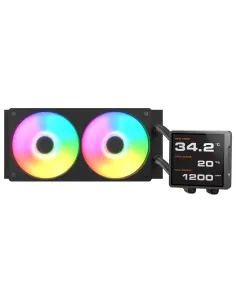 COUGAR Poseidon Vistek Pro ARGB 240 Procesador Sistema de refrigeración líquida todo en uno 12 cm Negro