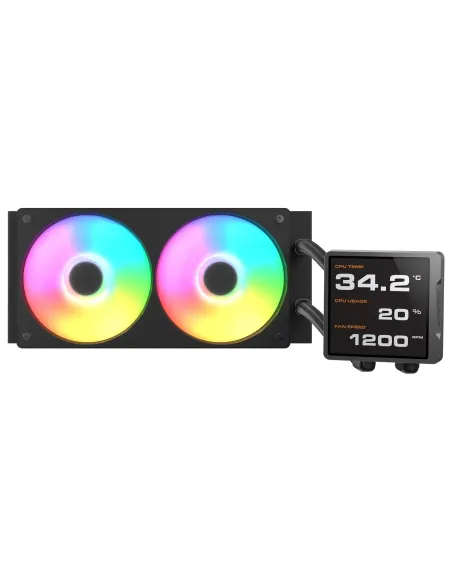 COUGAR Poseidon Vistek Pro ARGB 240 Procesador Sistema de refrigeración líquida todo en uno 12 cm Negro