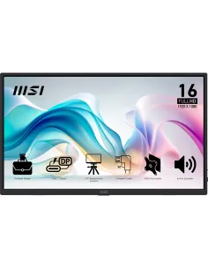 MSI PRO MP165 E6 monitor o TV portátil Monitor portátil Negro 39,6 cm (15.6") LED 1920 x 1080 Pixeles