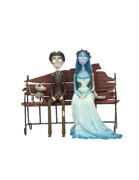 Set figuras sd toys la novia cadaver emily y victor