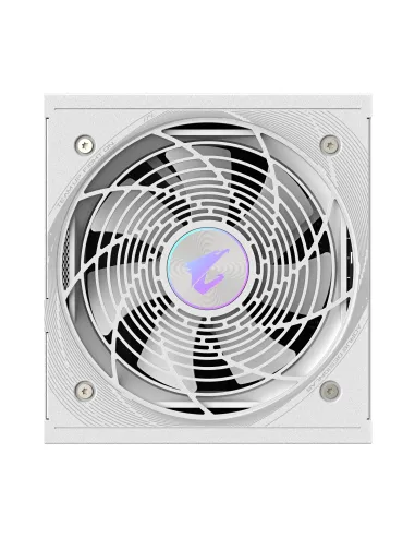 GIGABYTE AORUS ELITE P1000W ICE Fuente de Alimentación - PCIe 5.0, 80 PLUS Platinum, Diseño completamente modular, Ventilador