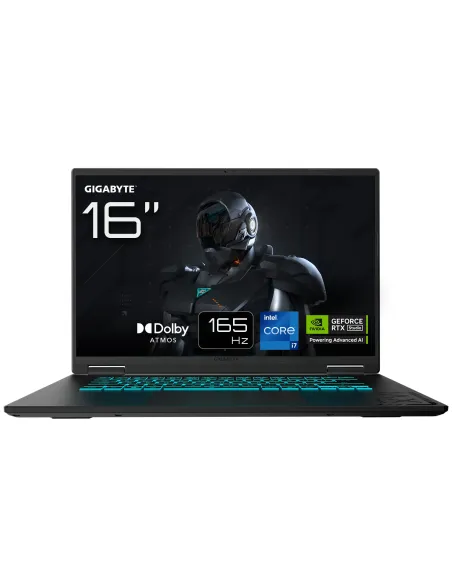 GIGABYTE GAMING A16 CVH Portátil Gaming – 16,0“, 165Hz WUXGA, Intel Core i7-13620H, NVIDIA RTX 5060, 16GB DDR5 5200MHz, 1 x SSD