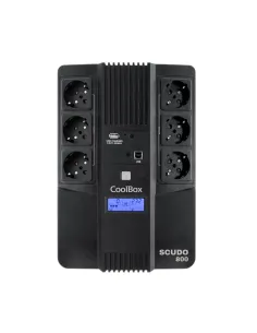 CoolBox SAI SCUDO3 800VA 480W 3+3 SCHUKOS + SOFTWARE
