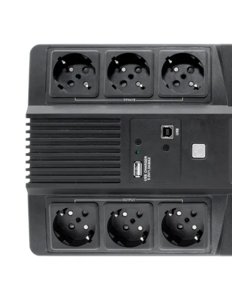 CoolBox SAI SCUDO3 800VA 480W 3+3 SCHUKOS + SOFTWARE