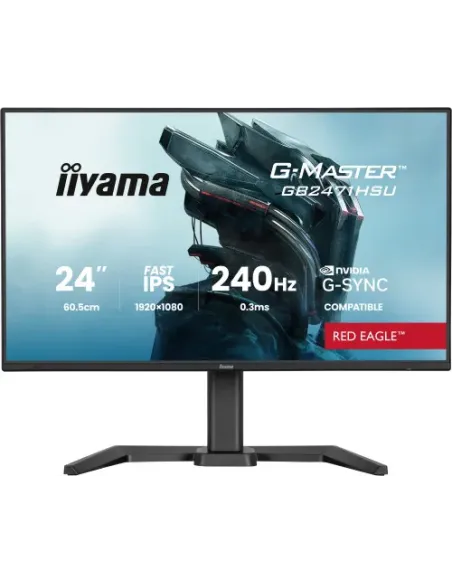 iiyama GB2471HSU-B1 pantalla para PC 60,5 cm (23.8") 1920 x 1080 Pixeles Negro