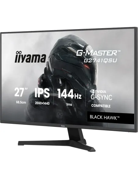 iiyama G-MASTER G2741QSU-B1 pantalla para PC 68,6 cm (27") 2560 x 1440 Pixeles Negro