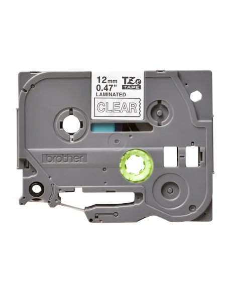 Brother Cinta Laminada Blanco/Transparente 12 mm